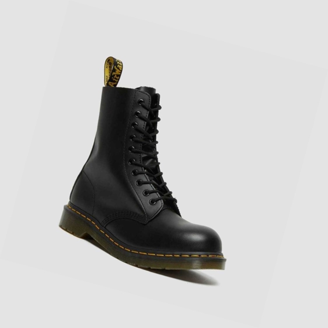 Dr Martens 1919 Férfi Közepén Borjú Bakancs Fekete | 964305HCF