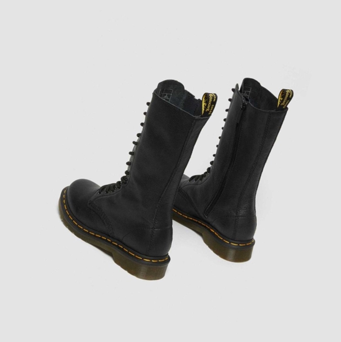 Dr Martens 1B99 Virginia Knee High Női Térdig Érő Bakancs Fekete | 983047RGQ