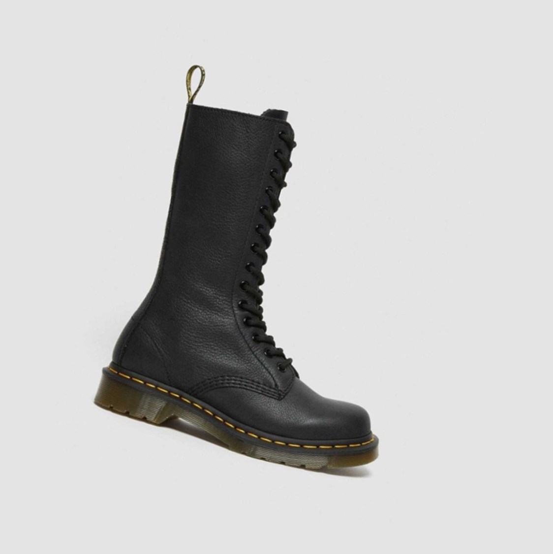 Dr Martens 1B99 Virginia Knee High Női Térdig Érő Bakancs Fekete | 983047RGQ