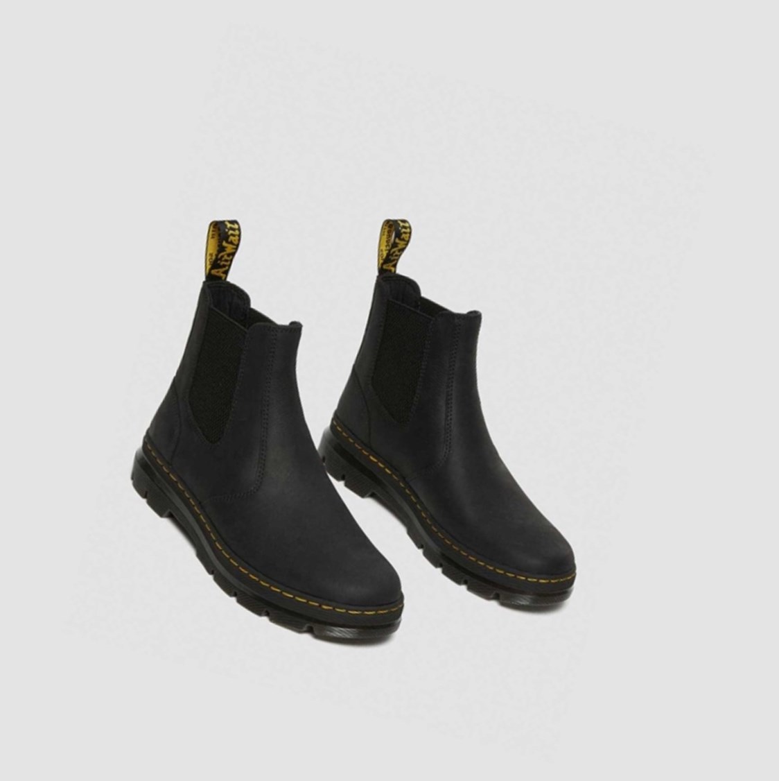 Dr Martens 2976 Alkalmi Férfi Chelsea Bakancs Fekete | 209683HYO