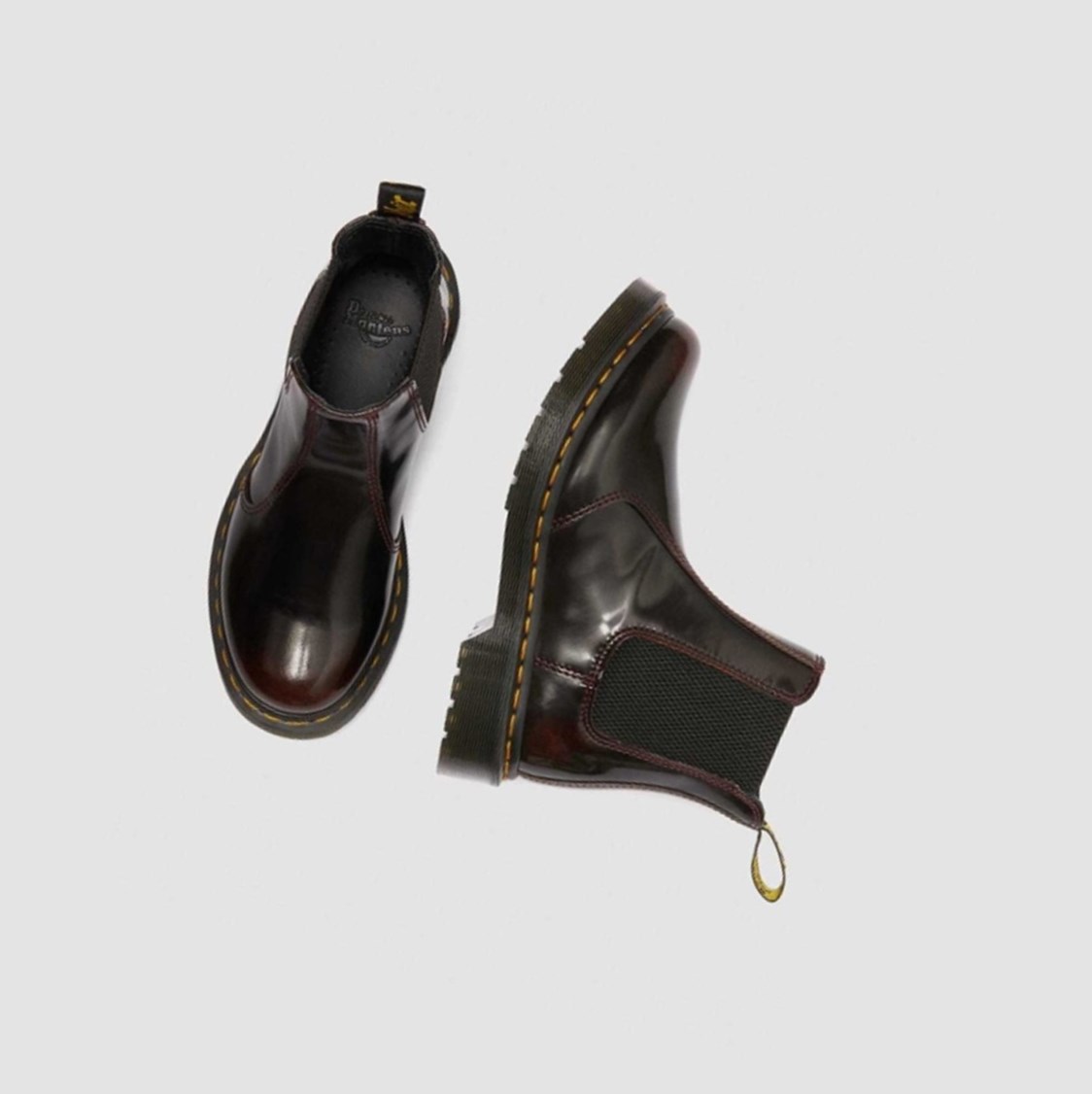 Dr Martens 2976 Arcadia Női Chelsea Bakancs Rózsaszín Piros | 925764EZD