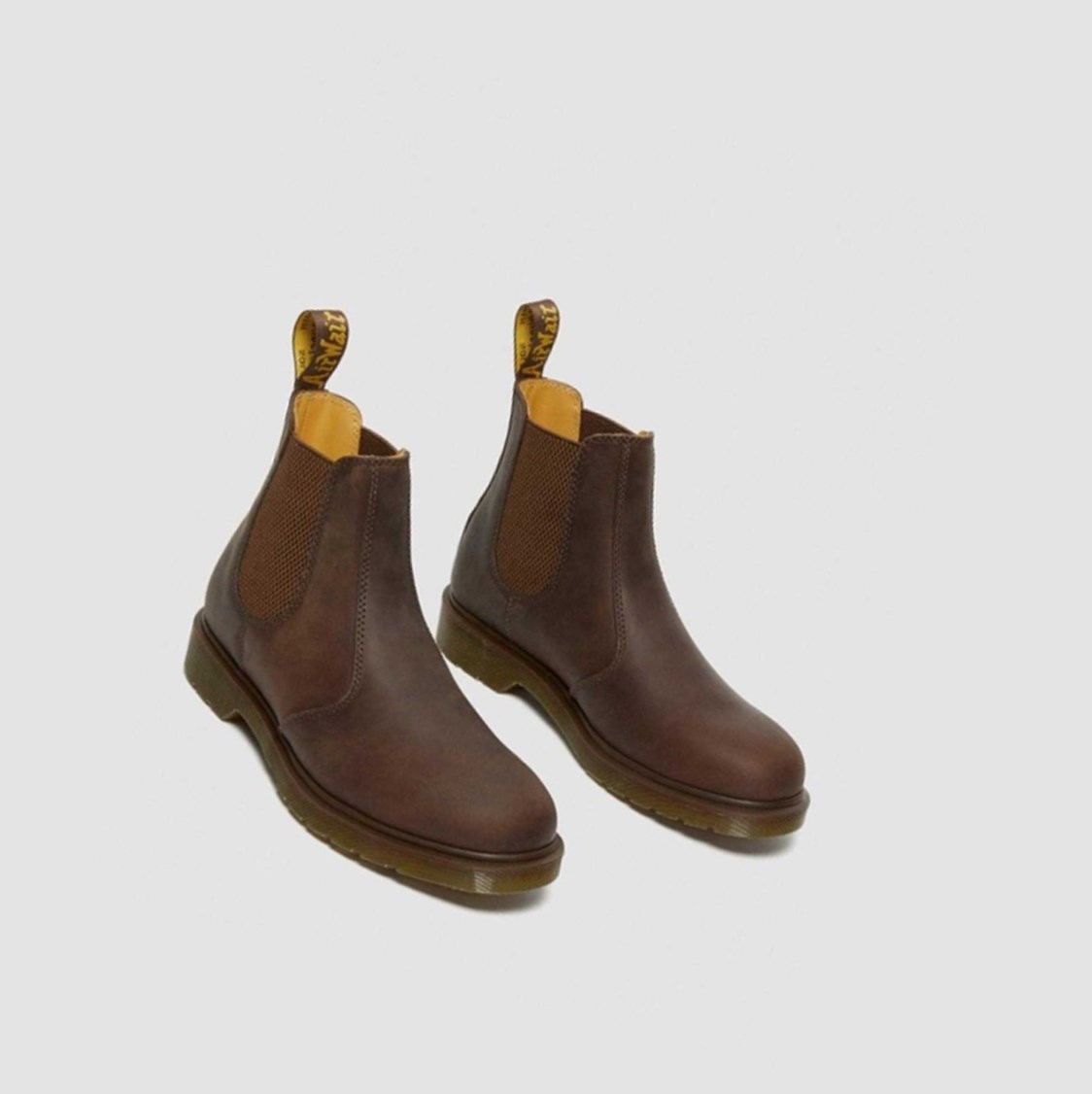 Dr Martens 2976 Crazy Horse Férfi Chelsea Bakancs Barna | 563018PRW