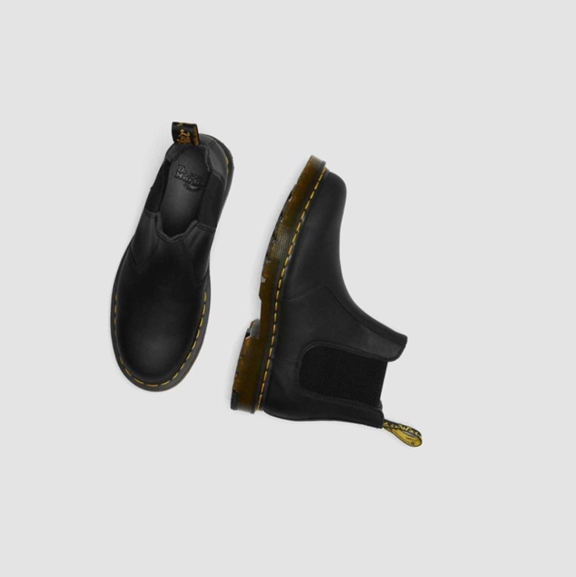 Dr Martens 2976 DM's Wintergrip Férfi Chelsea Bakancs Fekete | 712854EMV