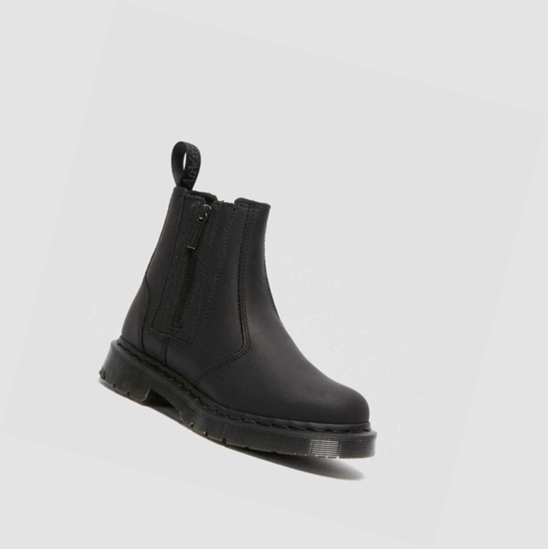 Dr Martens 2976 DM\'s Wintergrip Zip Női Chelsea Bakancs Fekete | 938201OME