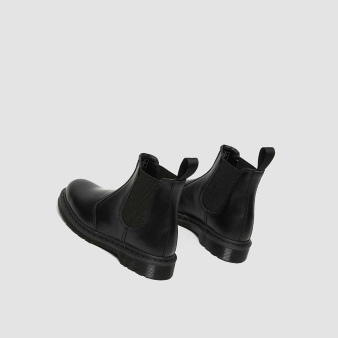 Dr Martens 2976 Mono Smooth Férfi Chelsea Bakancs Fekete | 421056YQJ