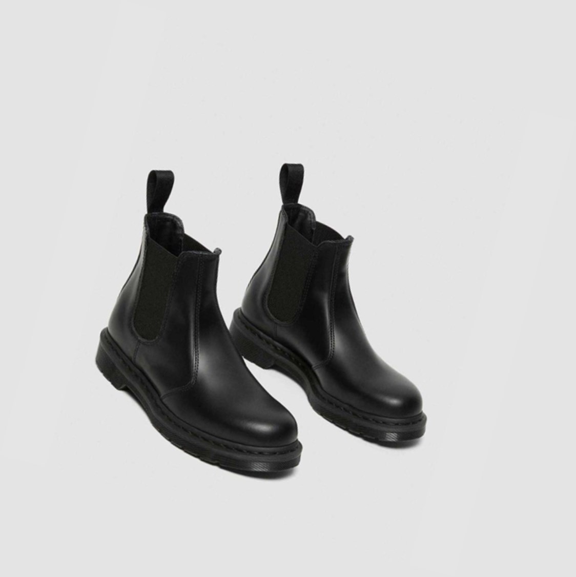 Dr Martens 2976 Mono Smooth Férfi Chelsea Bakancs Fekete | 421056YQJ