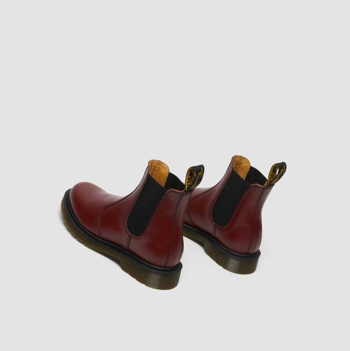 Dr Martens 2976 Smooth Férfi Chelsea Bakancs Rózsaszín Piros | 379206PBG