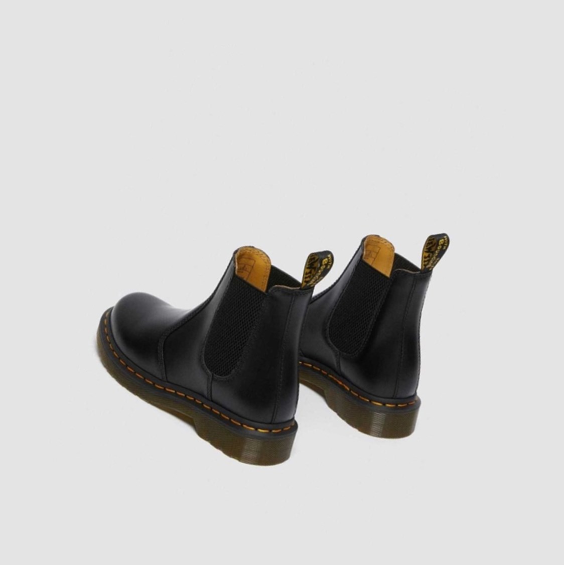 Dr Martens 2976 Smooth Női Chelsea Bakancs Fekete | 378421ZAI