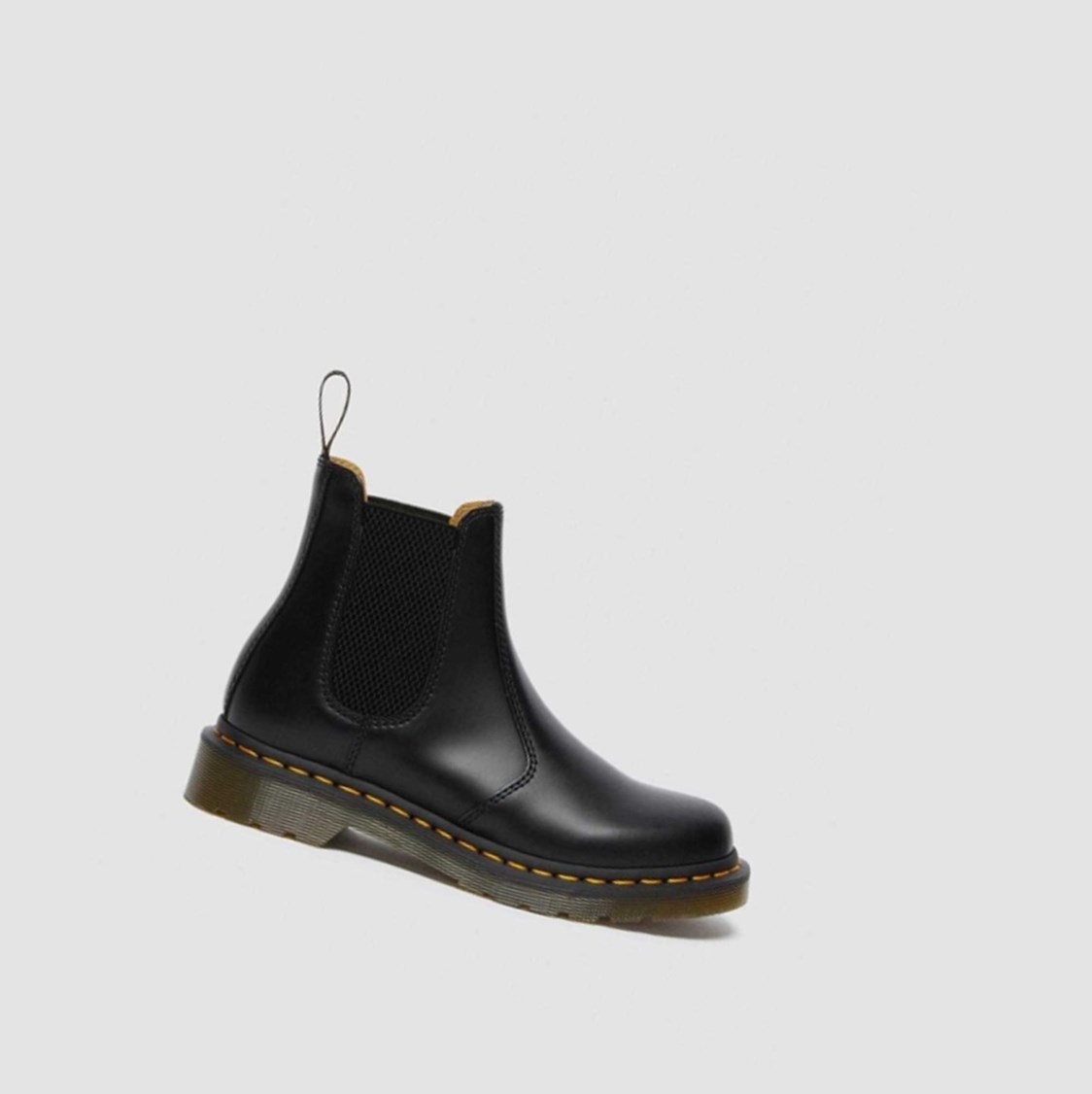 Dr Martens 2976 Smooth Női Chelsea Bakancs Fekete | 378421ZAI