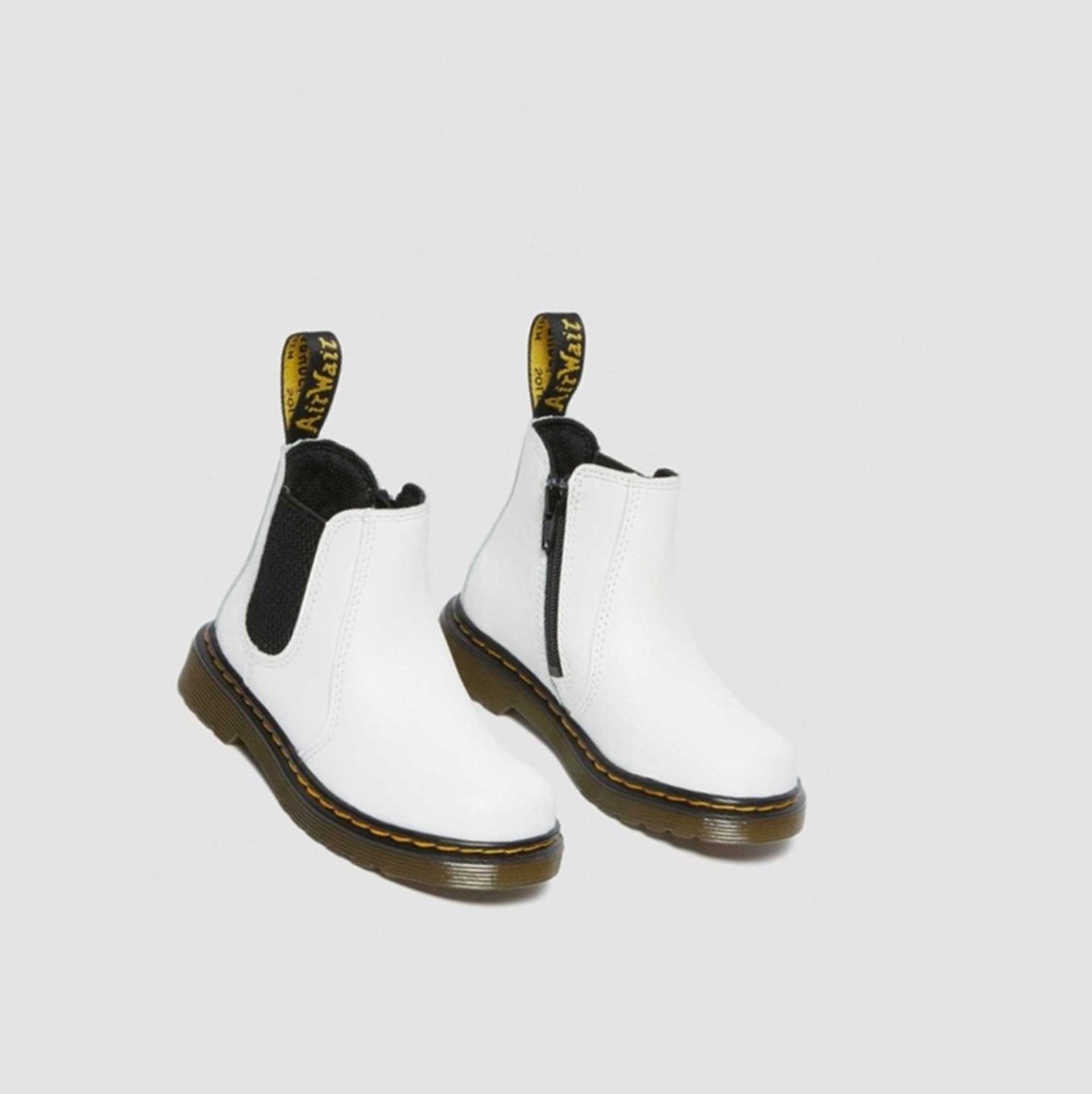 Dr Martens 2976 Toddler Gyerek Chelsea Bakancs Fehér | 054739ATE