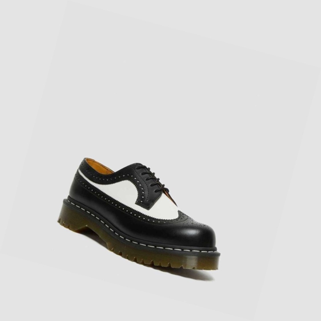 Dr Martens 3989 Bex Smooth Férfi Brogue Cipők Fekete | 192654MDH