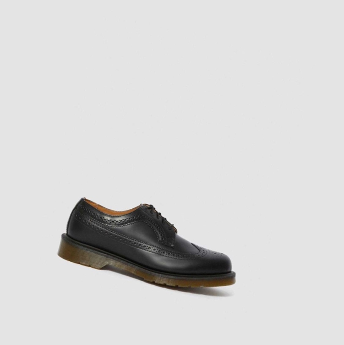 Dr Martens 3989 Smooth Férfi Brogue Cipők Fekete | 403687DBF