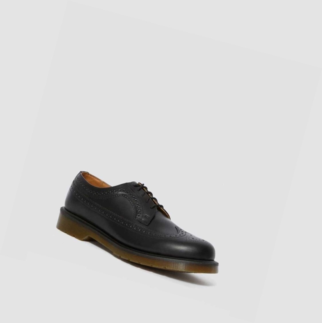 Dr Martens 3989 Smooth Férfi Brogue Cipők Fekete | 403687DBF