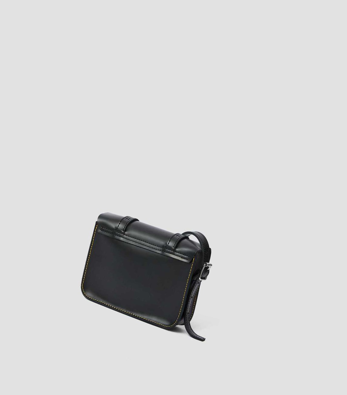 Dr Martens 7 Inch Bőr Crossbody Táska & Hátizsák Táska Fekete | 134758IEC