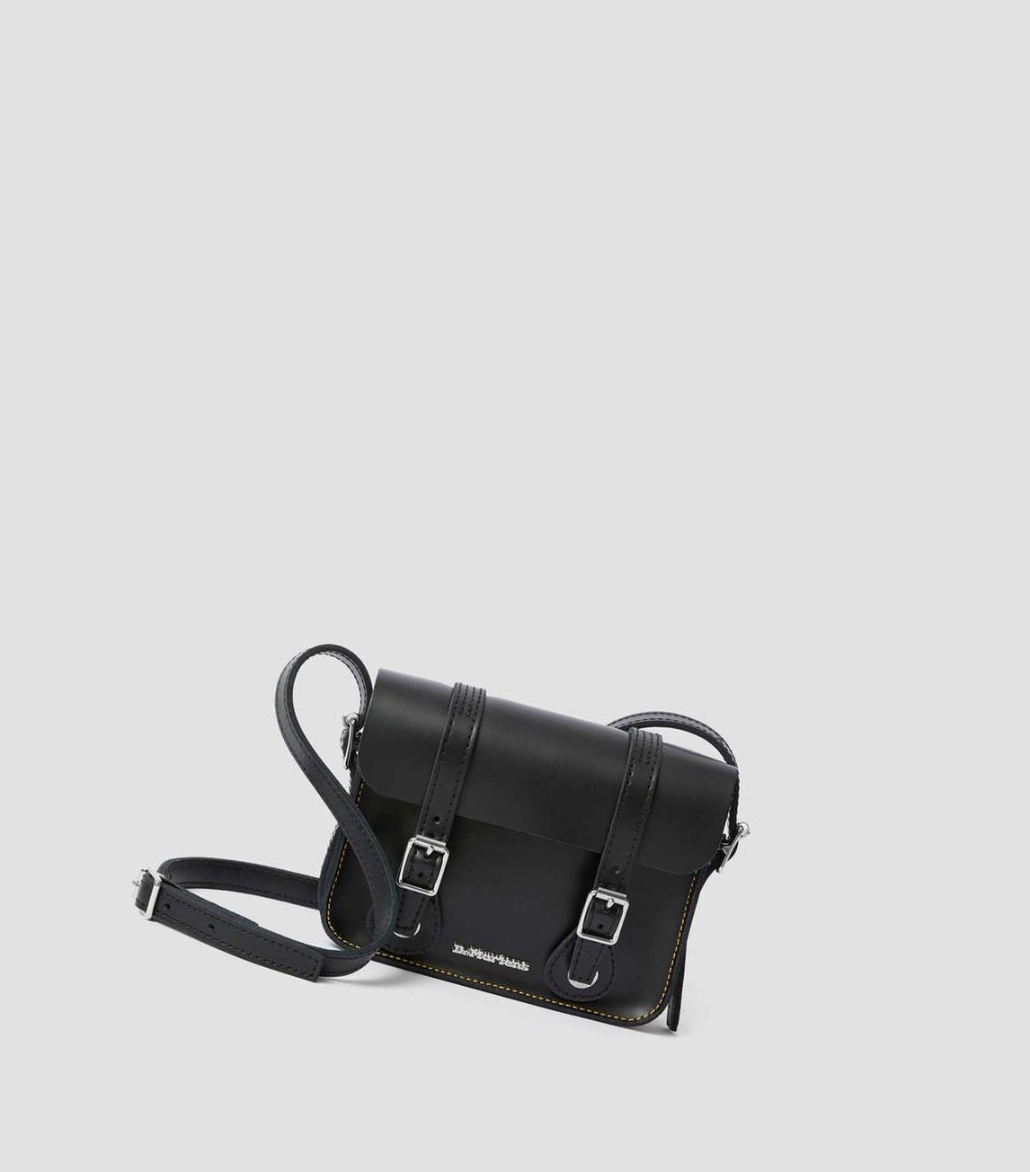 Dr Martens 7 Inch Bőr Crossbody Táska & Hátizsák Táska Fekete | 134758IEC