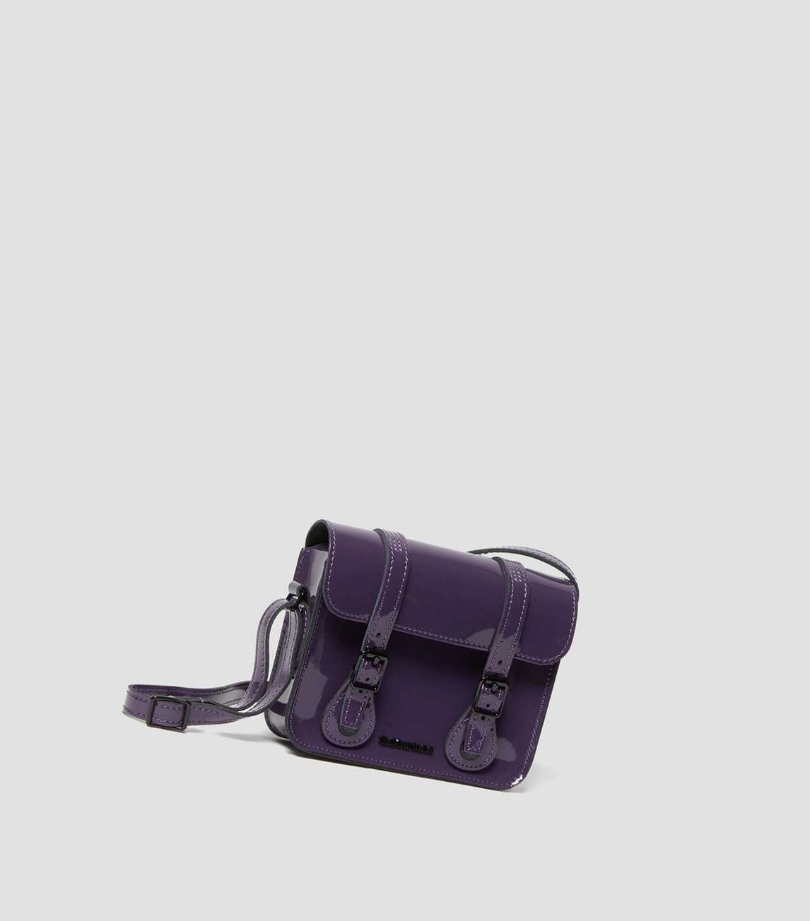 Dr Martens 7 inch Lakkbőr Bőr Crossbody Táska & Hátizsák Táska Lila | 482730NAS