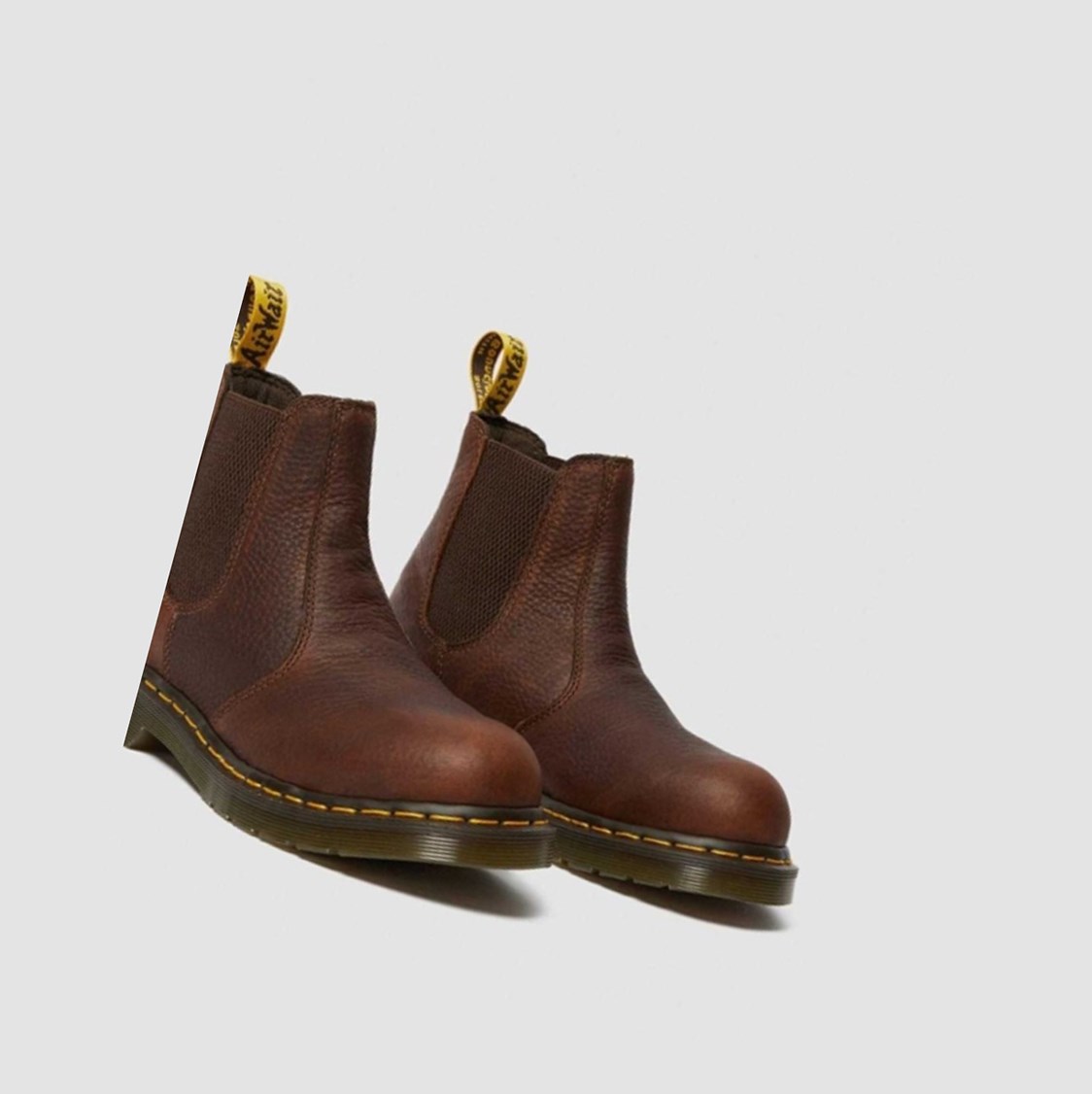 Dr Martens Arbor Steel Toe Női Munkabakancs TEAK INDUSTRIAL BEAR | 724165UBC