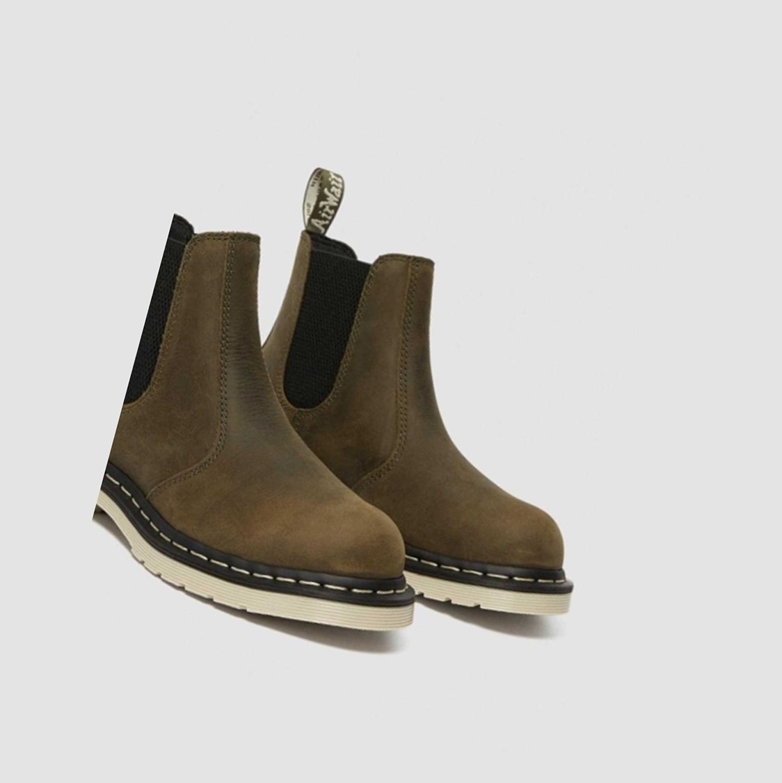 Dr Martens Arbor Steel Toe Női Munkabakancs Olivazöld | 873264LKF