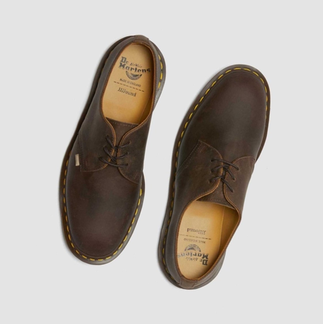 Dr Martens Archie II JJJJound Crazy Horse Férfi Fűzős Bakancs Barna | 384750QLR