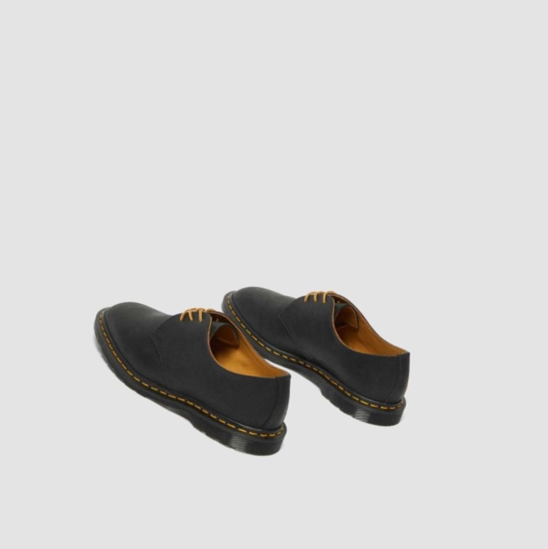 Dr Martens Archie II JJJJound Wyoming Női Fűzős Cipő Fekete | 548137PVG