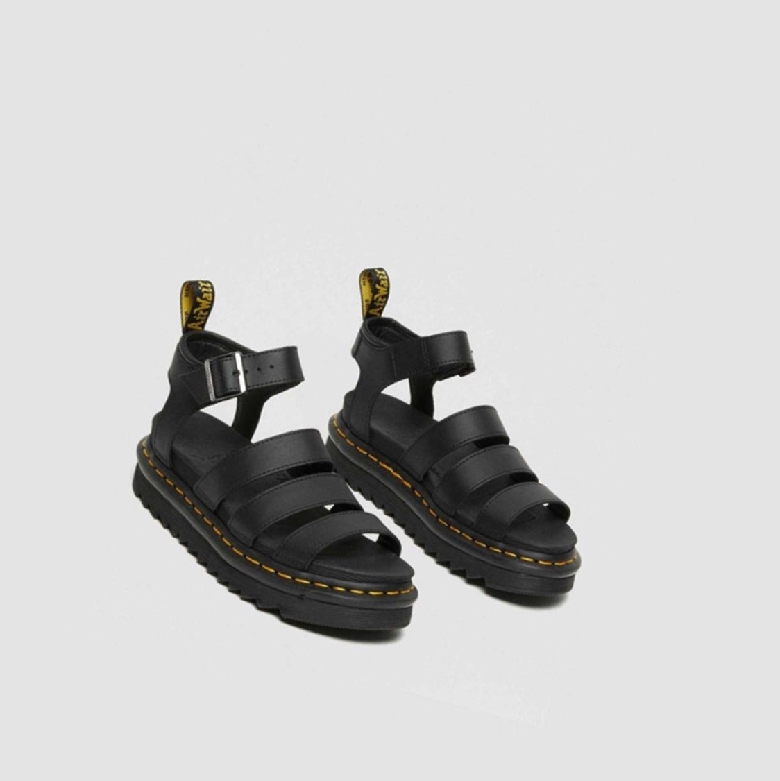 Dr Martens Blaire Hydro Női Gladiátor Szandál Fekete | 748102BYF