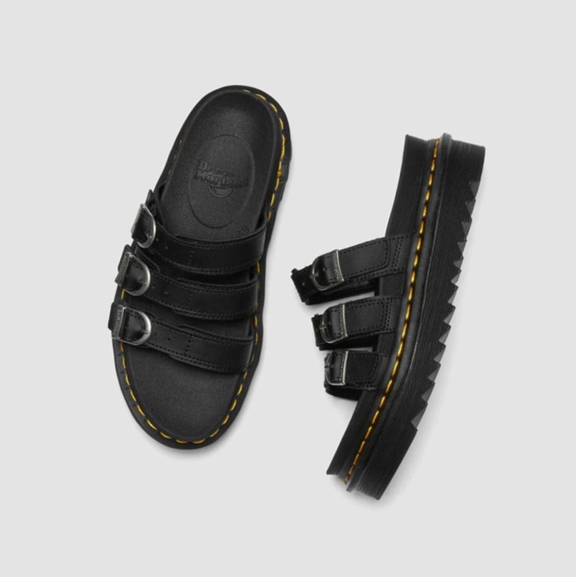 Dr Martens Blaire Női Slide Szandálok Fekete | 825763LJU