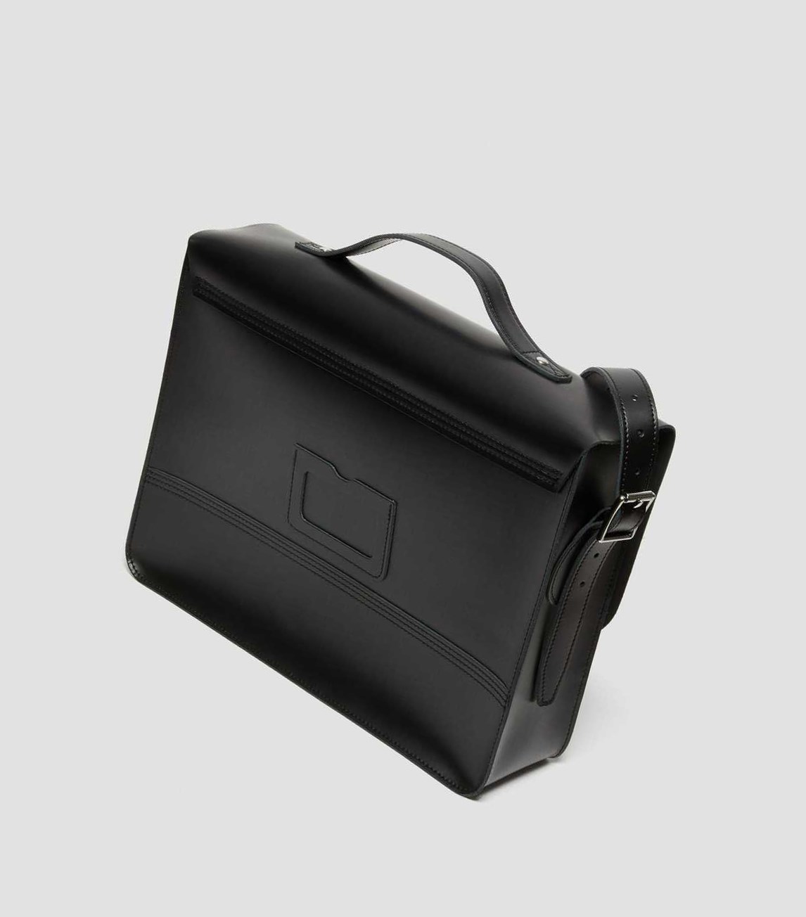 Dr Martens Bőr Box Crossbody Messenger Táska & Hátizsák Táska Fekete | 105367QFN