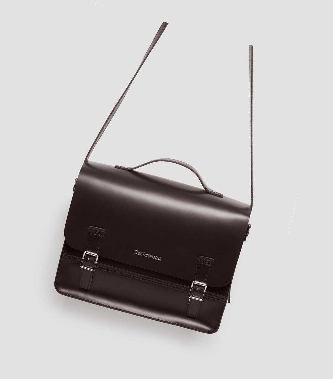 Dr Martens Bőr Box Crossbody Messenger Táska & Hátizsák Táska Bordó | 869537OTY