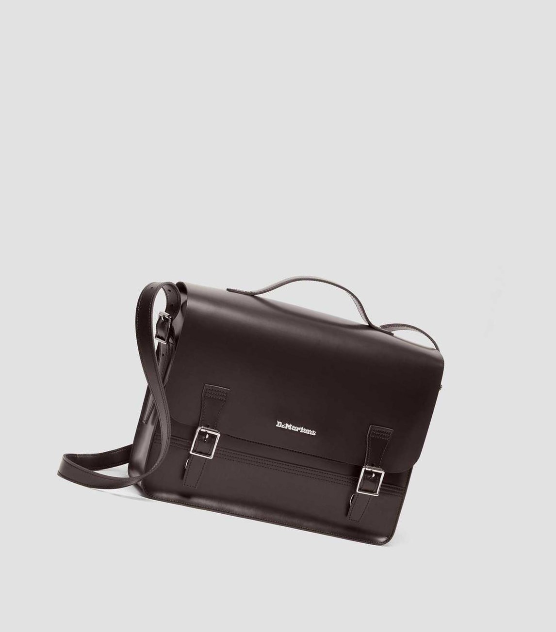 Dr Martens Bőr Box Crossbody Messenger Táska & Hátizsák Táska Bordó | 869537OTY