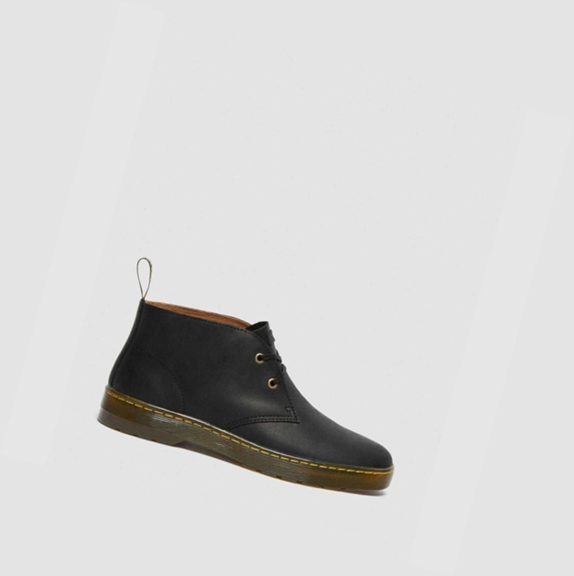 Dr Martens Cabrillo Wyoming Férfi Sivatagi Bakancs Fekete | 102453KUJ