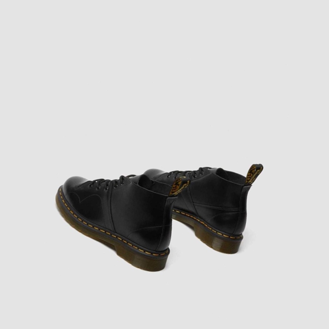 Dr Martens Church Smooth Férfi Majomcsizma Fekete | 093684GDE