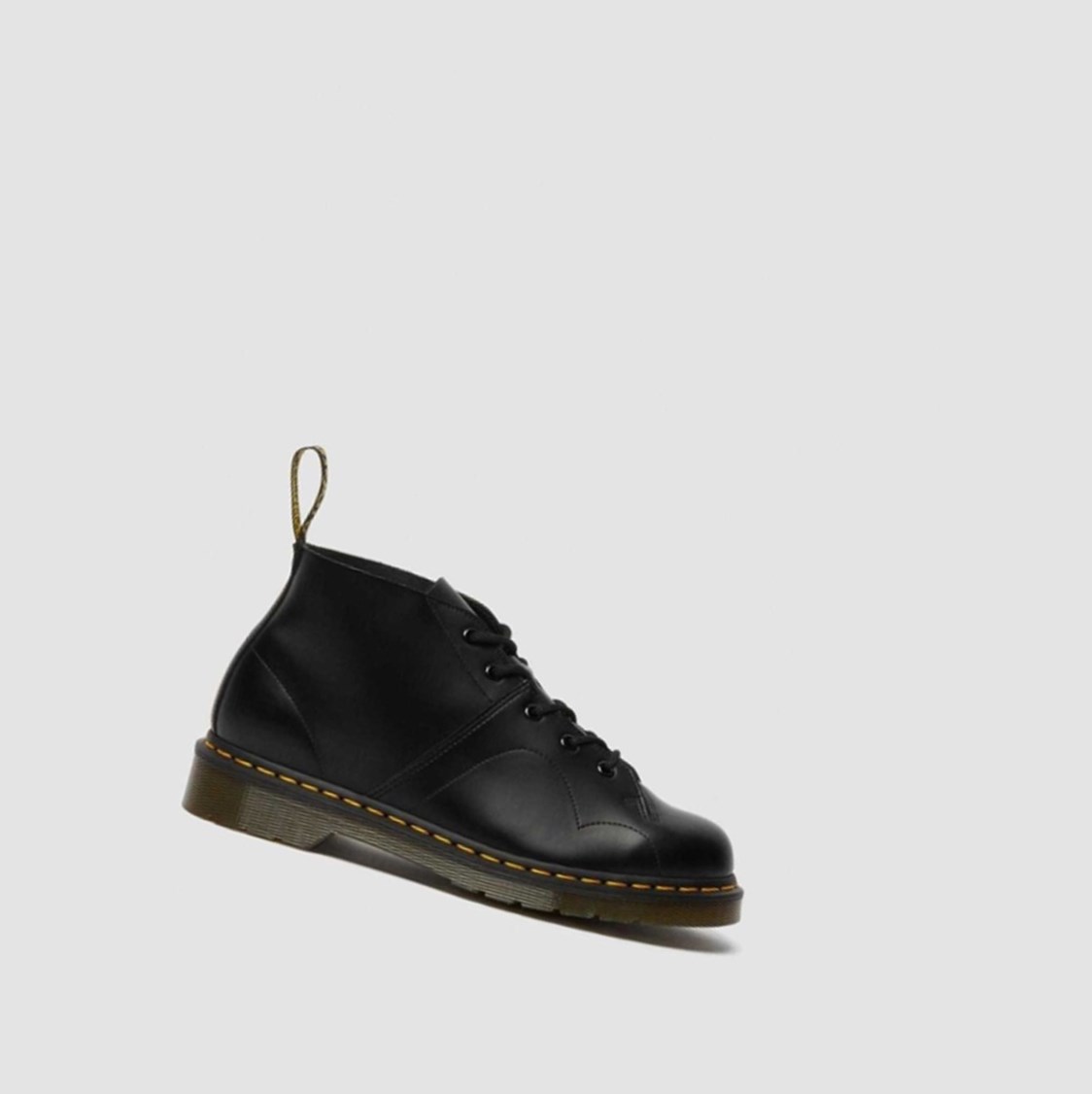 Dr Martens Church Smooth Férfi Majomcsizma Fekete | 093684GDE