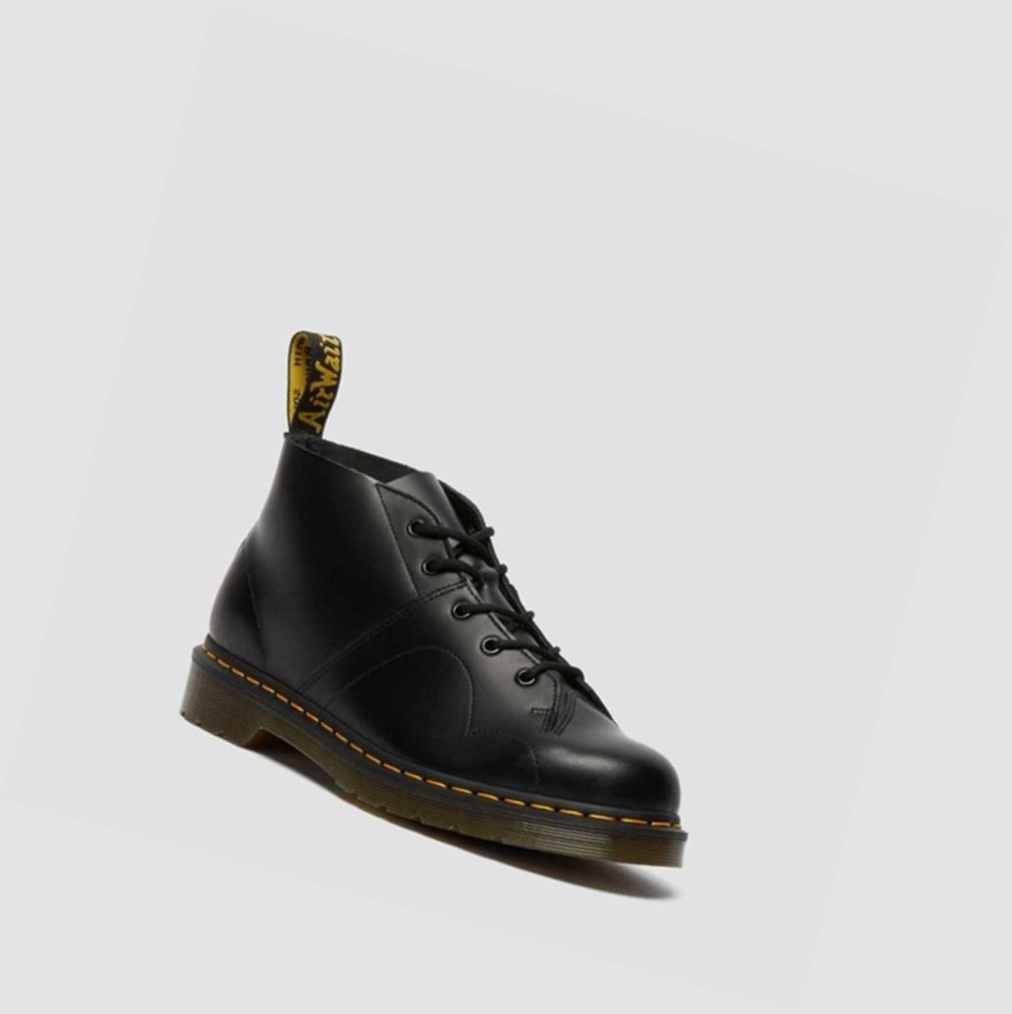 Dr Martens Church Smooth Férfi Majomcsizma Fekete | 093684GDE