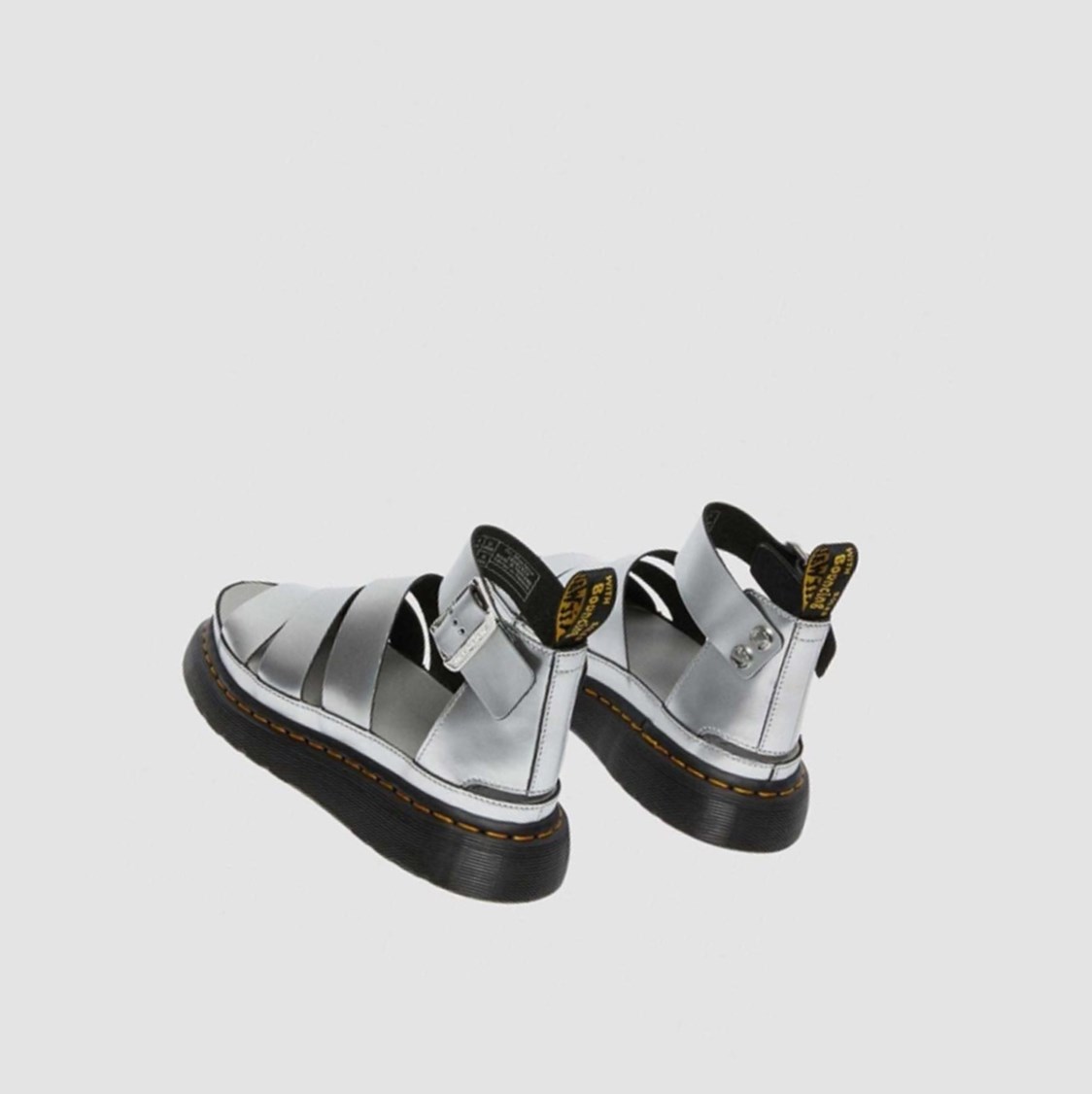 Dr Martens Clarissa II Metallic Sandals Női Szandál Titán | 620931AOL