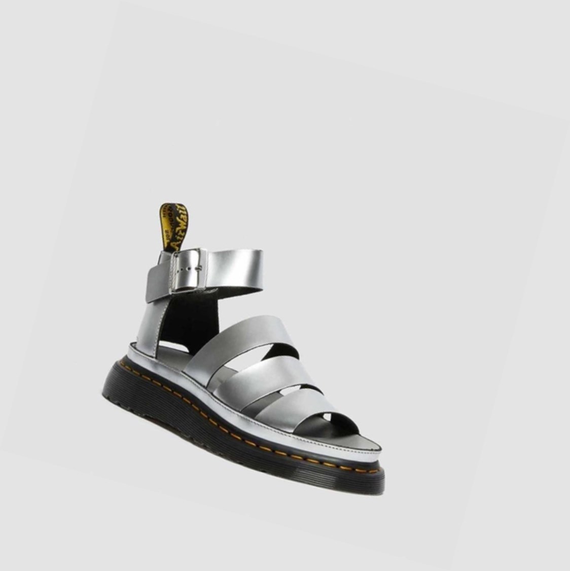 Dr Martens Clarissa II Metallic Sandals Női Szandál Titán | 620931AOL