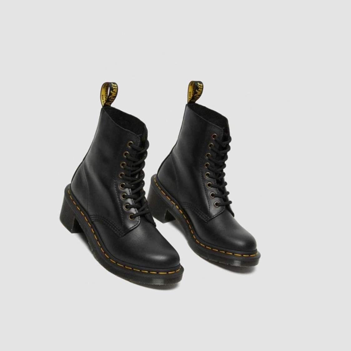 Dr Martens Clemency Sarkú Női Fűzős Bakancs Fekete | 856390UTE