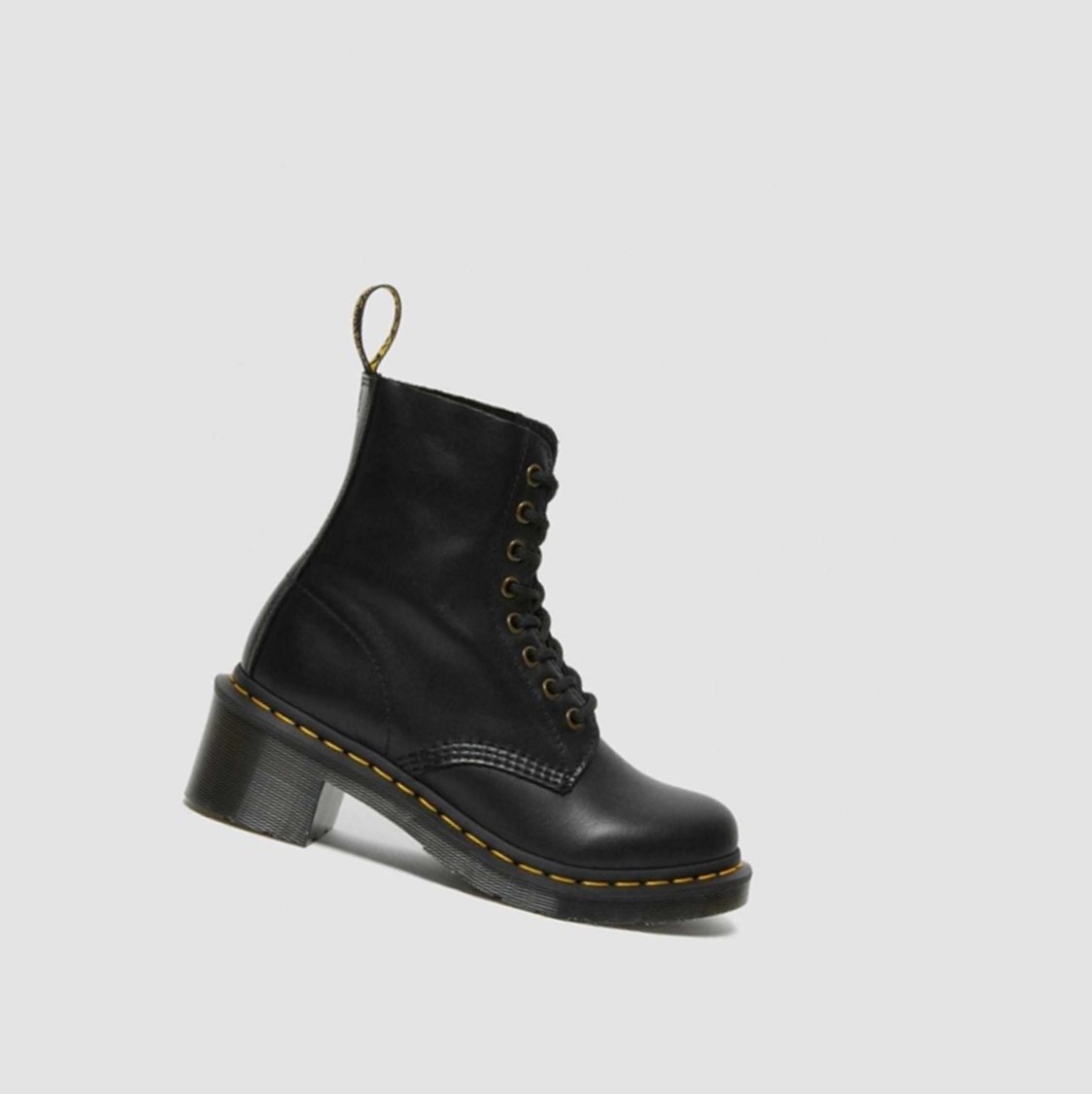 Dr Martens Clemency Sarkú Női Fűzős Bakancs Fekete | 856390UTE