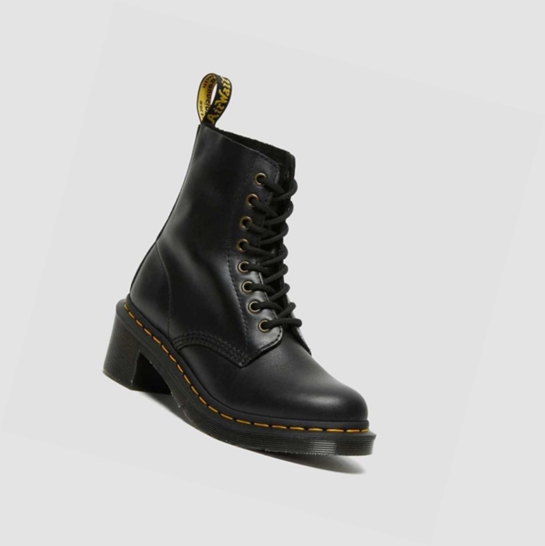 Dr Martens Clemency Sarkú Női Fűzős Bakancs Fekete | 856390UTE