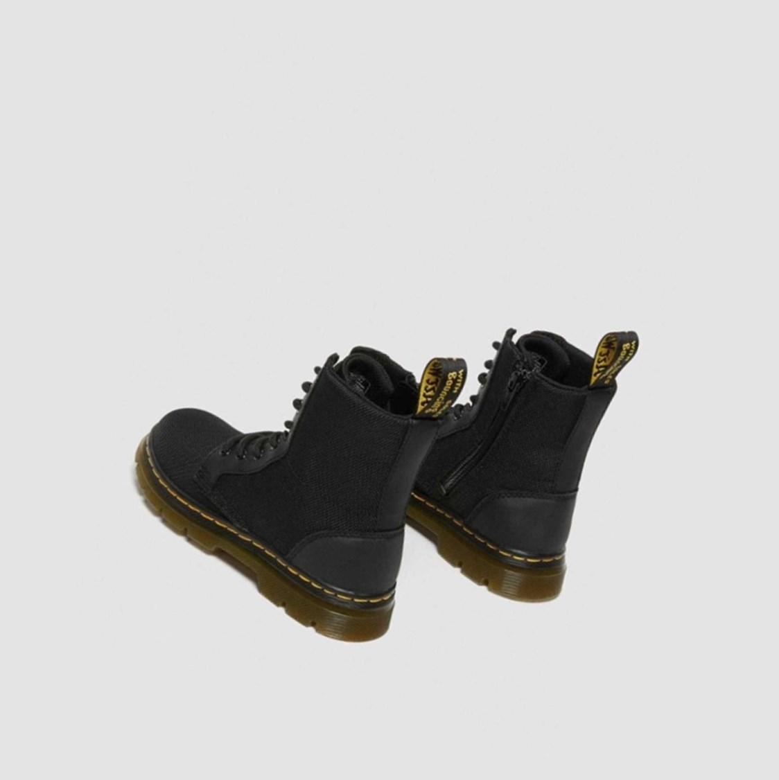 Dr Martens Combs Extra Tough Poly Junior Gyerek Alkalmi Bakancs Fekete | 620594OGL