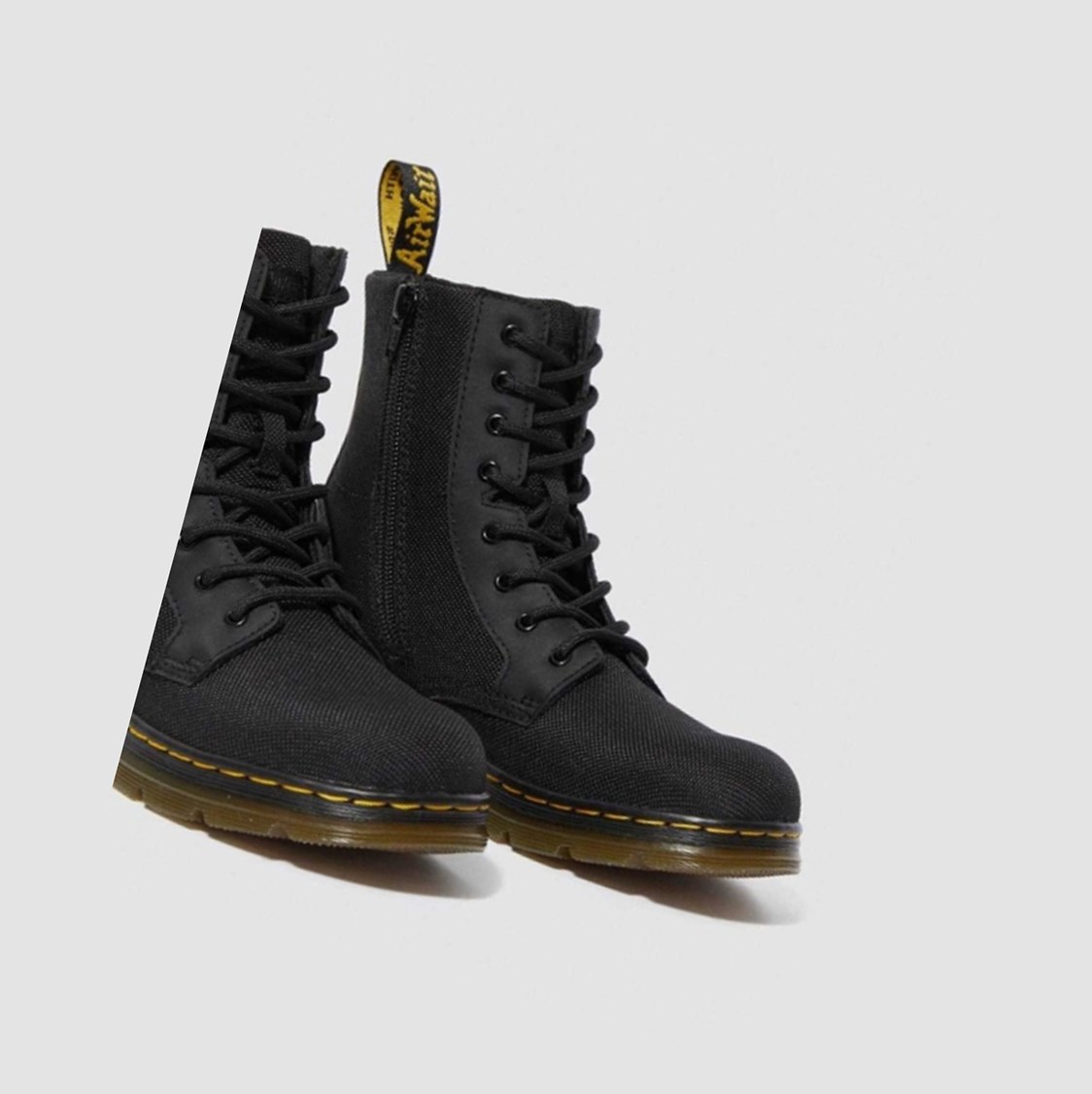 Dr Martens Combs Extra Tough Poly Youth Gyerek Alkalmi Bakancs Fekete | 586401YOZ