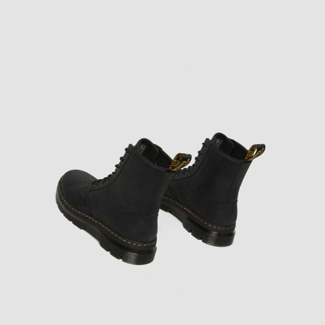 Dr Martens Combs Férfi Alkalmi Bakancs Fekete | 628734TQY