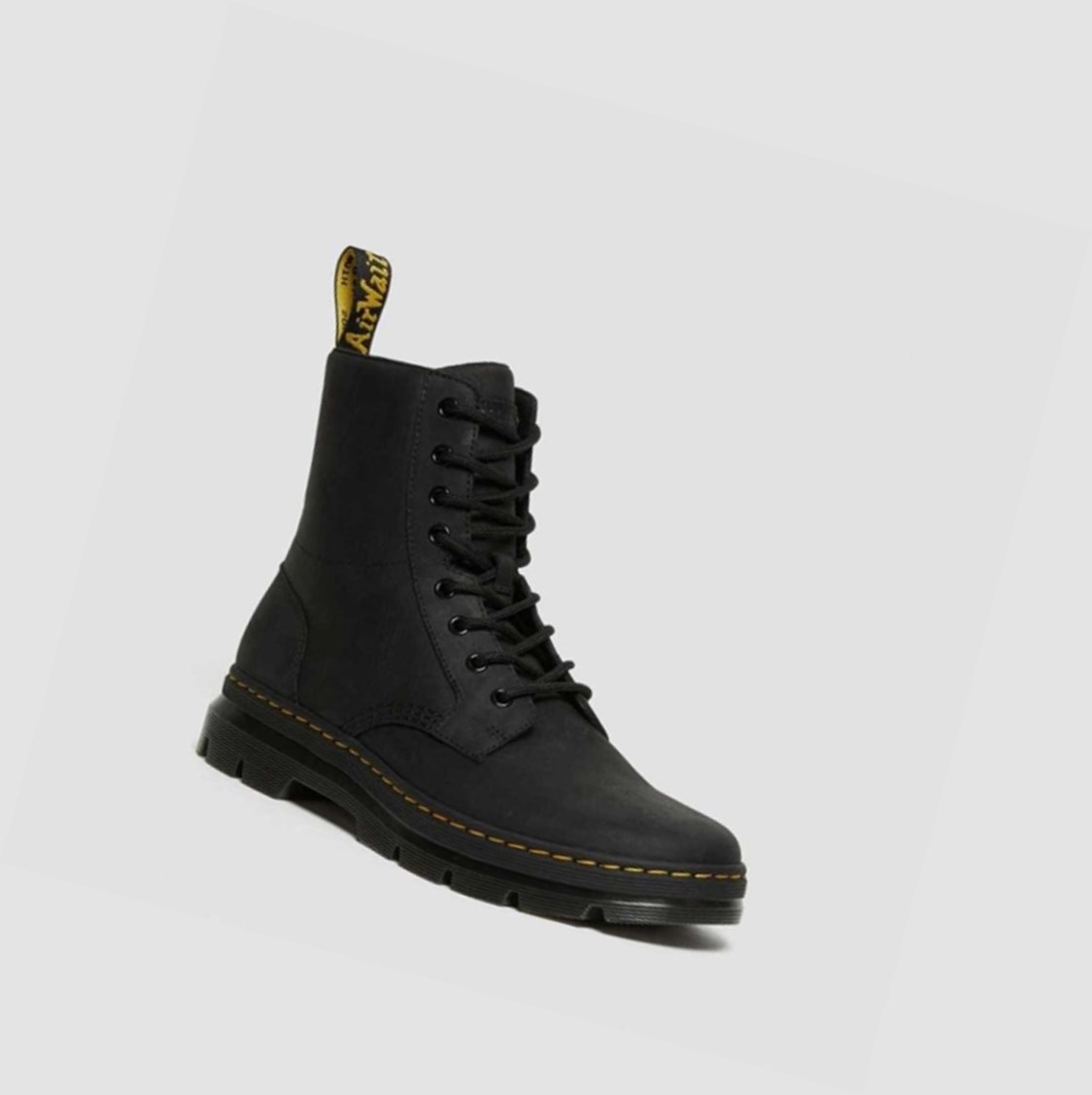 Dr Martens Combs Férfi Alkalmi Bakancs Fekete | 628734TQY