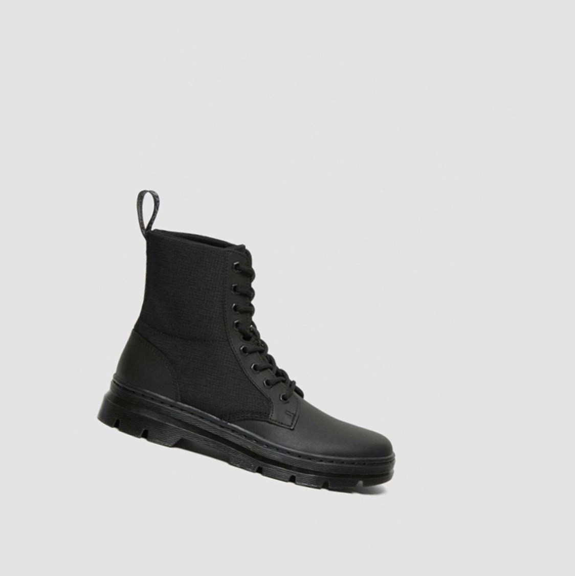 Dr Martens Combs II Poly Férfi Alkalmi Bakancs Fekete Fekete | 346957ULK