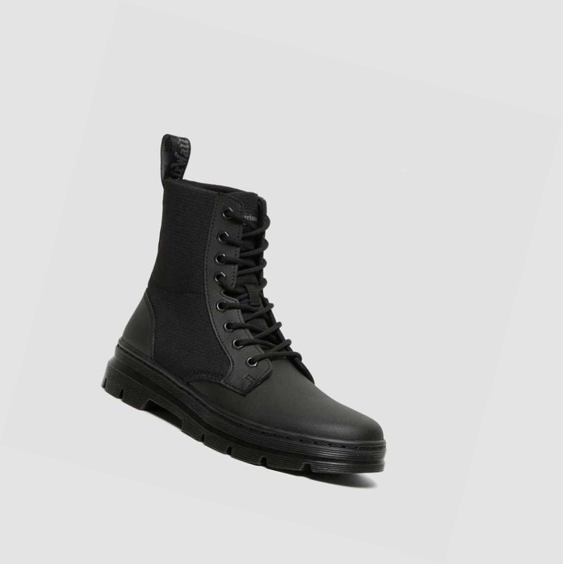 Dr Martens Combs II Poly Férfi Alkalmi Bakancs Fekete Fekete | 346957ULK