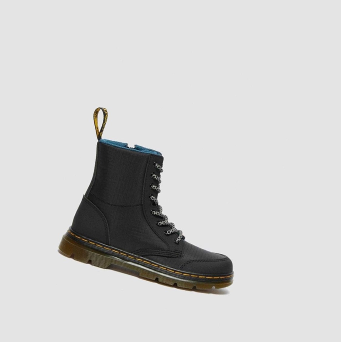 Dr Martens Combs Junior Gyerek Utility Bakancs Fekete | 438726XMQ