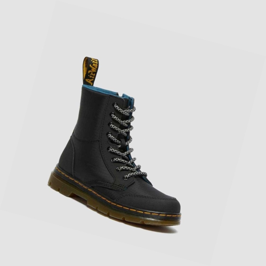 Dr Martens Combs Junior Gyerek Utility Bakancs Fekete | 438726XMQ