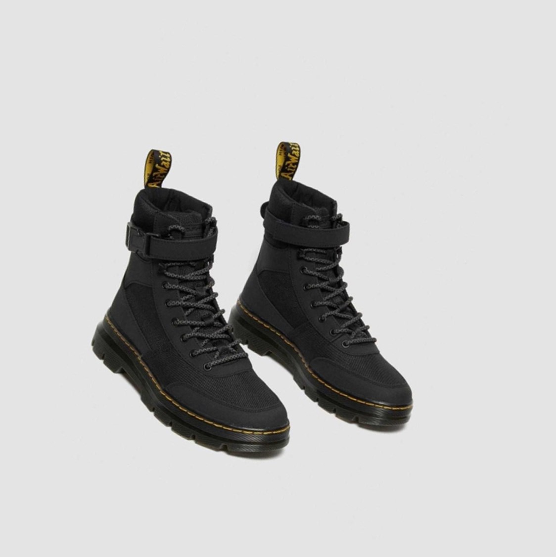 Dr Martens Combs Tech Extra Tough Poly Férfi Alkalmi Bakancs Fekete | 540376ERI