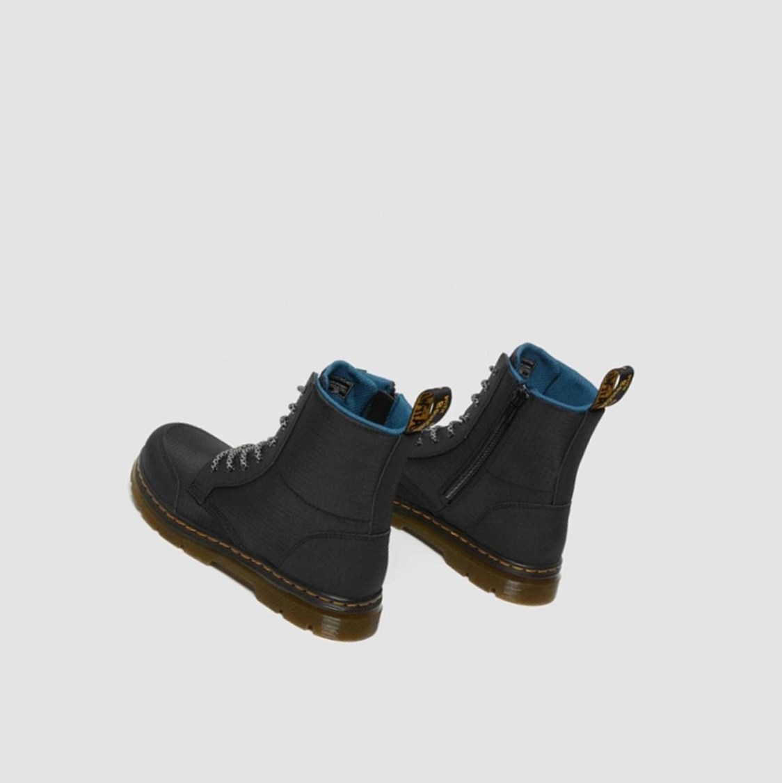 Dr Martens Combs Youth Gyerek Utility Bakancs Fekete | 350246ZIN