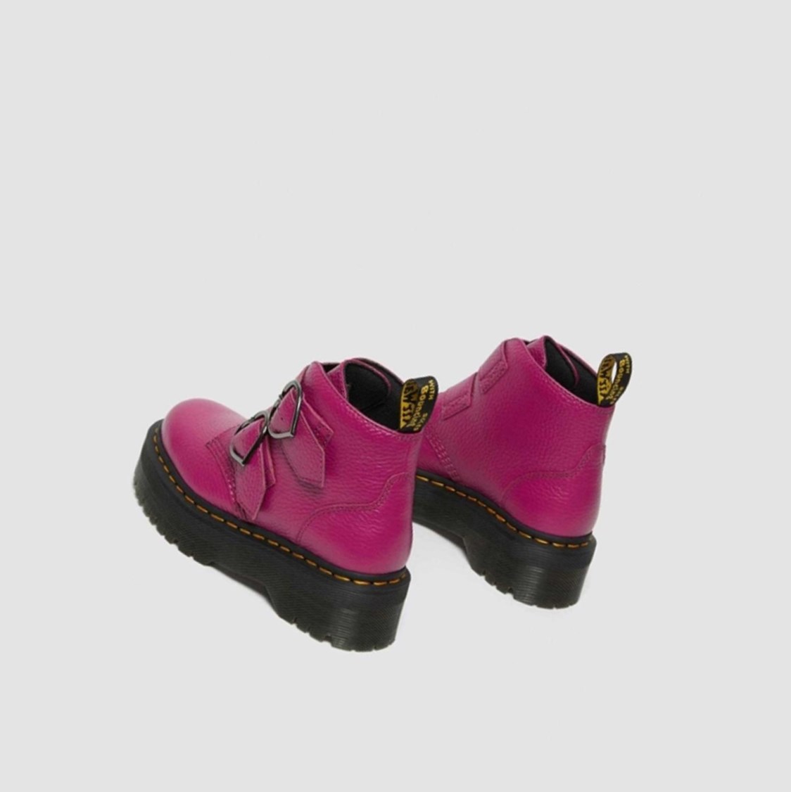 Dr Martens Devon Heart Női Platform Bakancs Rózsaszín | 705281QYT