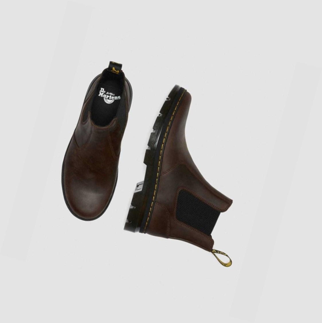 Dr Martens Embury Crazy Horse Férfi Alkalmi Bakancs Barna | 142698GWO